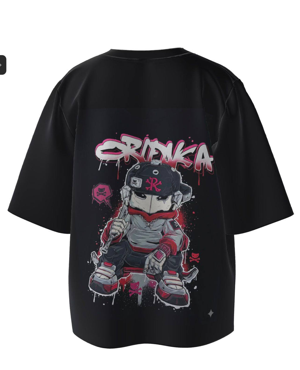 Black Graphic Tee 1