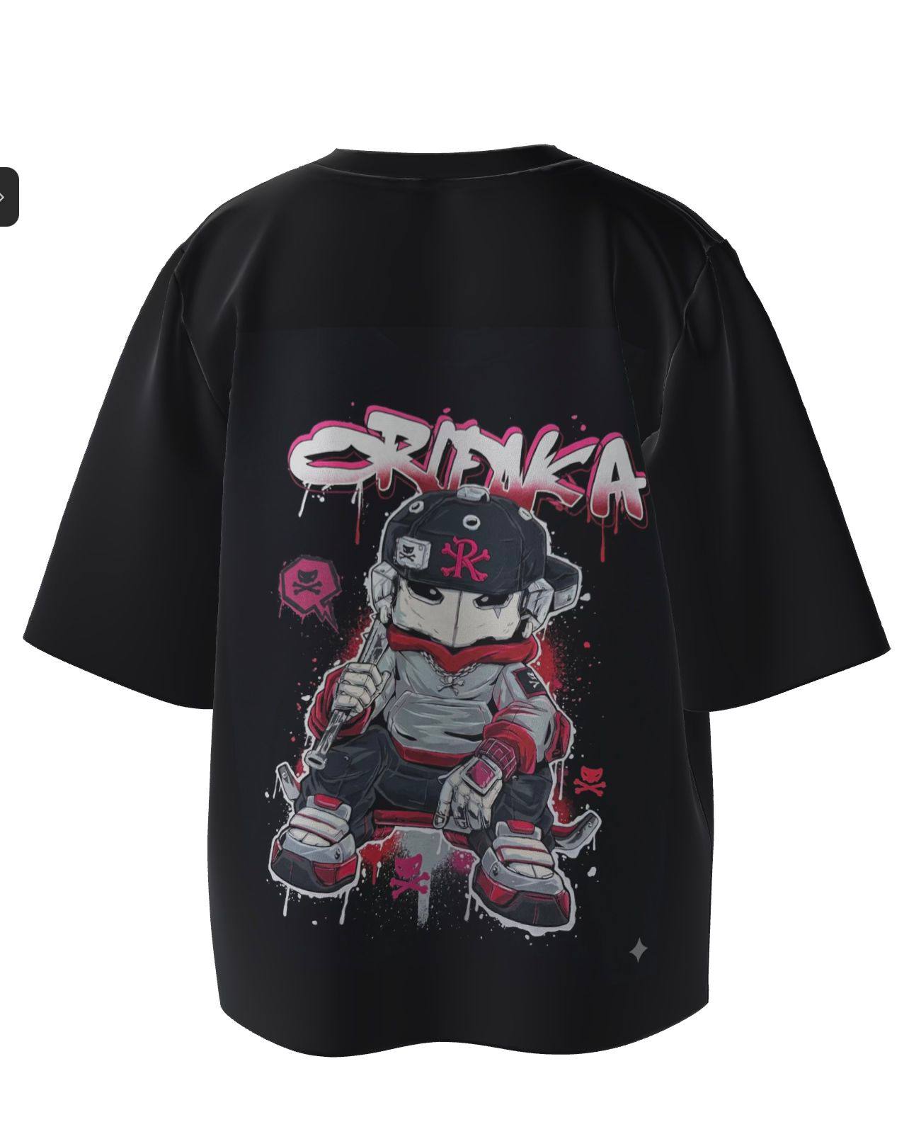 Black Graphic Tee 1